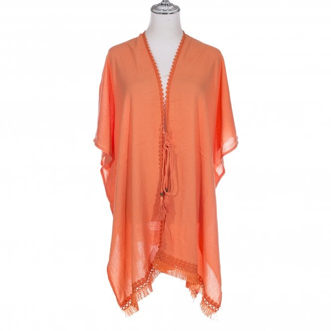 Orange Mykonos Kimono