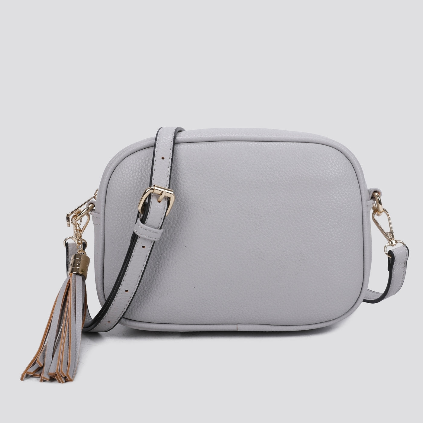 Pale Grey Elsie Cross-Body Bag
