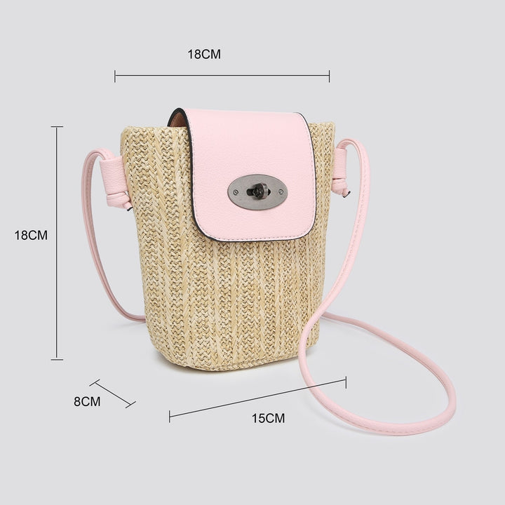 Silver Small Basket Bag