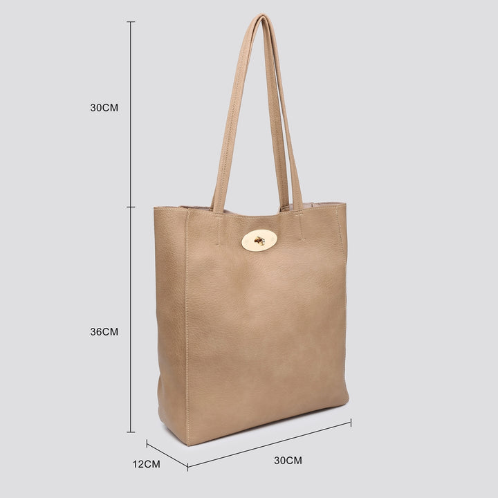 Melody Faux Leather Tote Bag