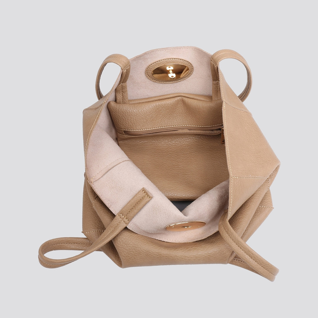 Melody Faux Leather Tote Bag