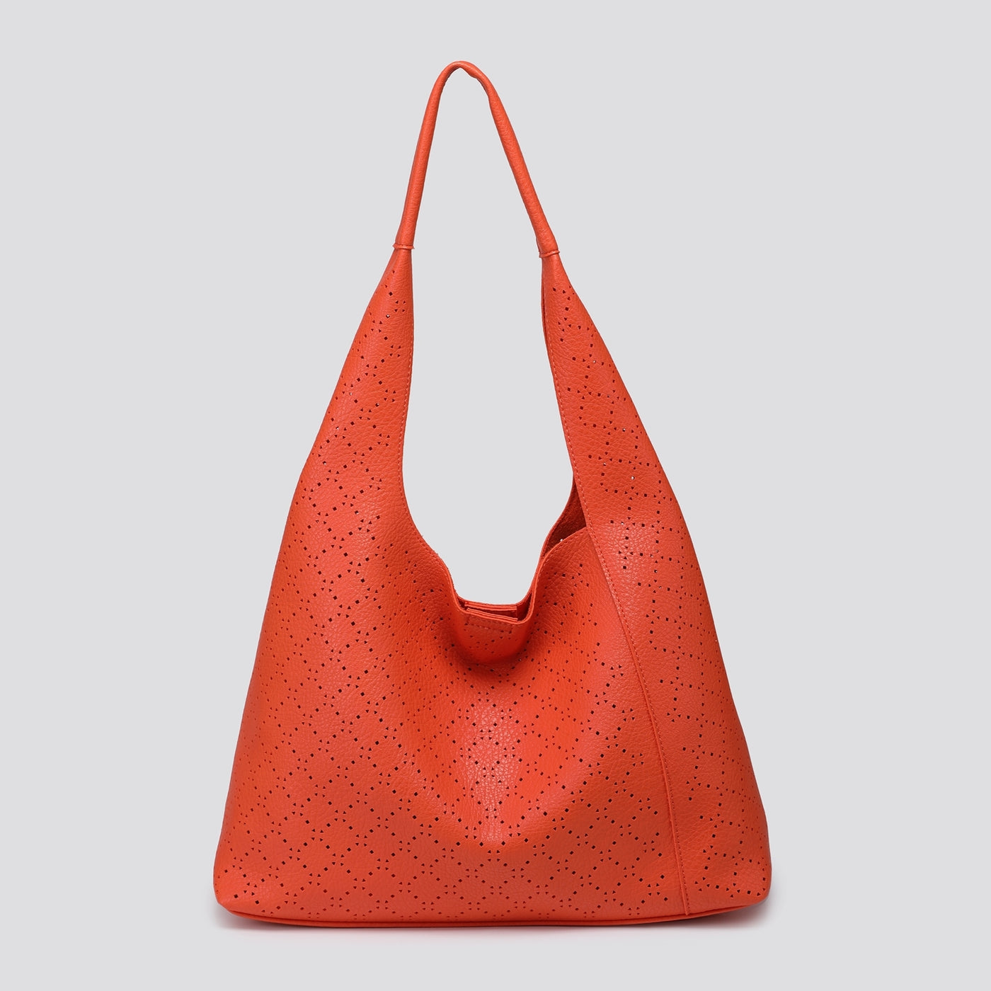 Orange Cut Out Shoulder Bag