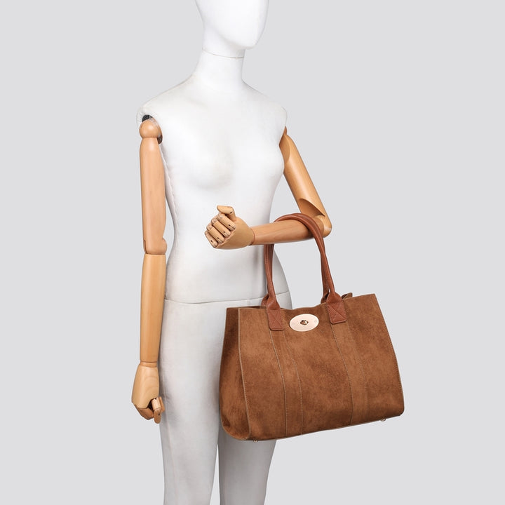 Navy & Tan Eleanor Bag Set