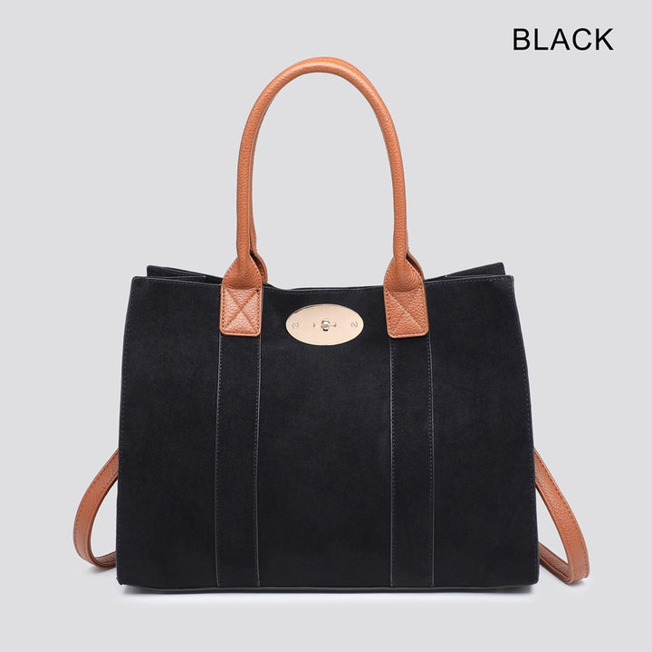 Black & Tan Eleanor Bag Set