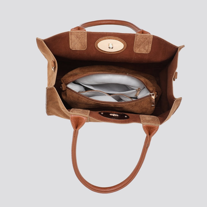 Black & Tan Eleanor Bag Set
