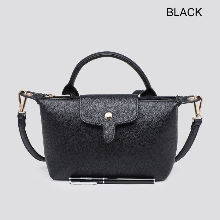 Mini Faux Leather Pilager Bag