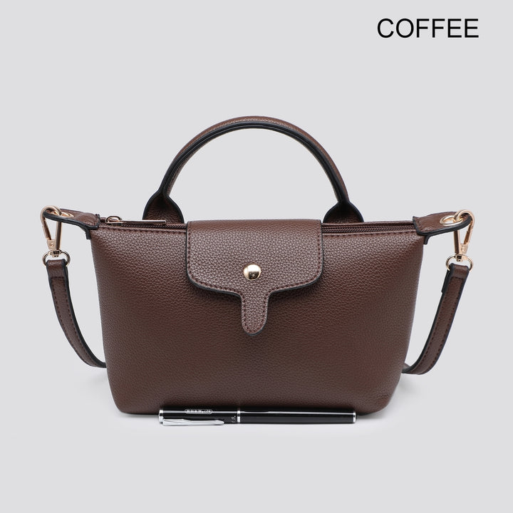 Mini Faux Leather Pilager Bag