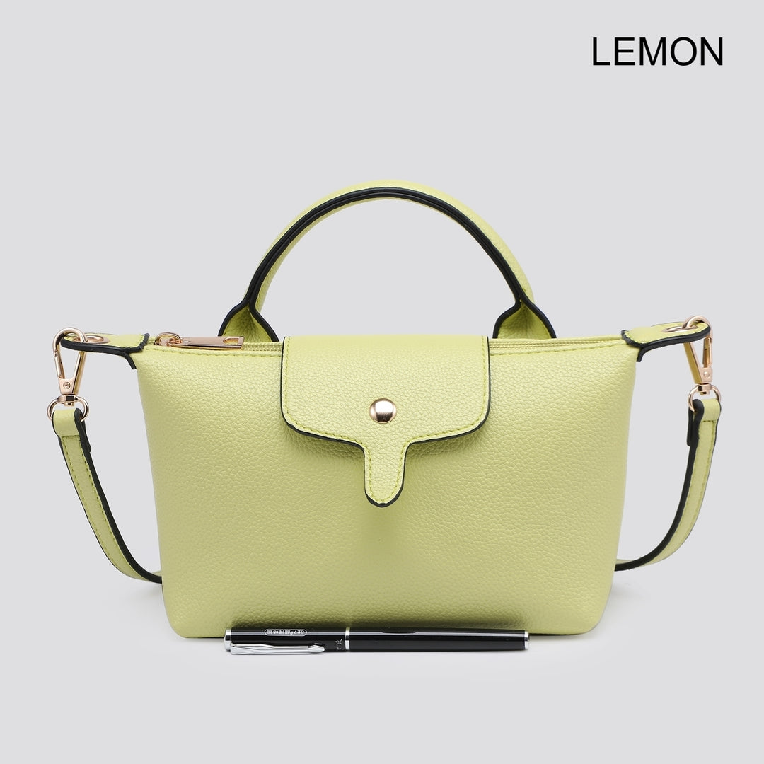 Mini Faux Leather Pilager Bag
