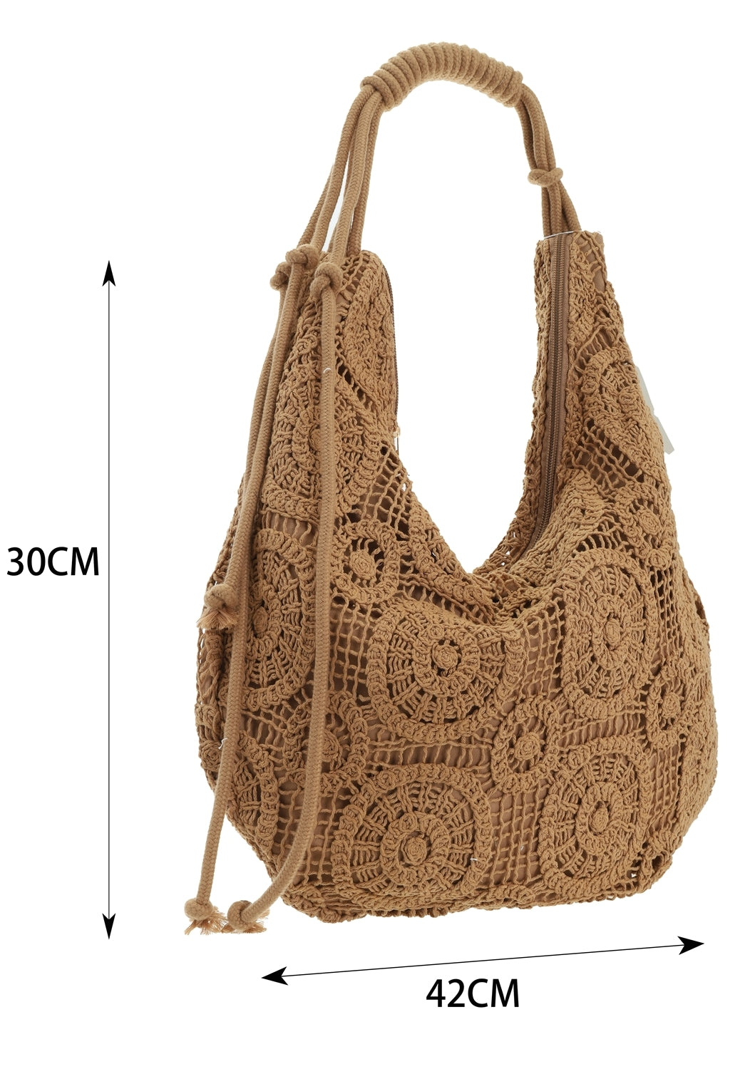 Boho Crochet Shoulder Bag