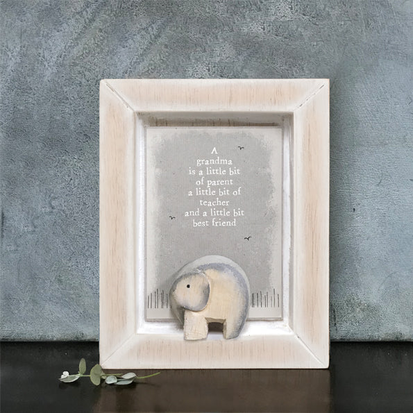 'Grandma Is A Little Bit Of' Standing Wooden Sign