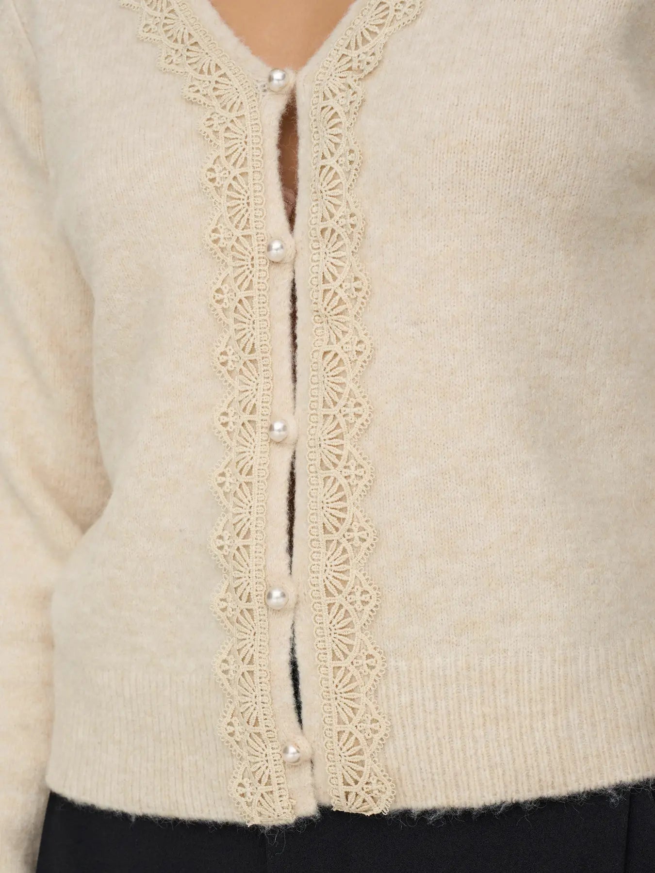 JDY Birch Pearl Button Cardy