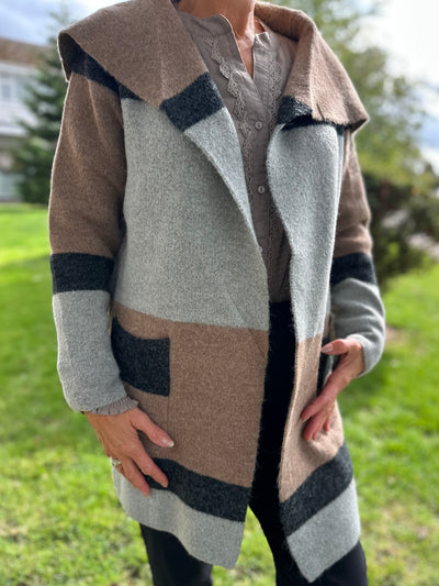 Striped Knit Jacket