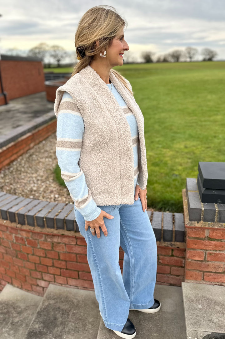 JDY Birch Teddy Gilet