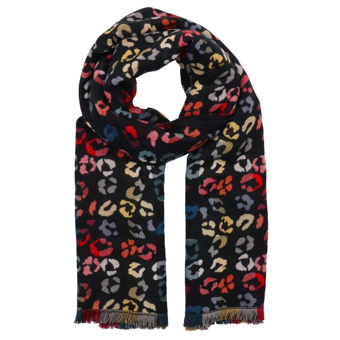 Zelly Animal Multi Print Scarf