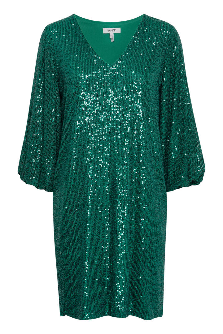 Byoung Green Sequin Solia Dress