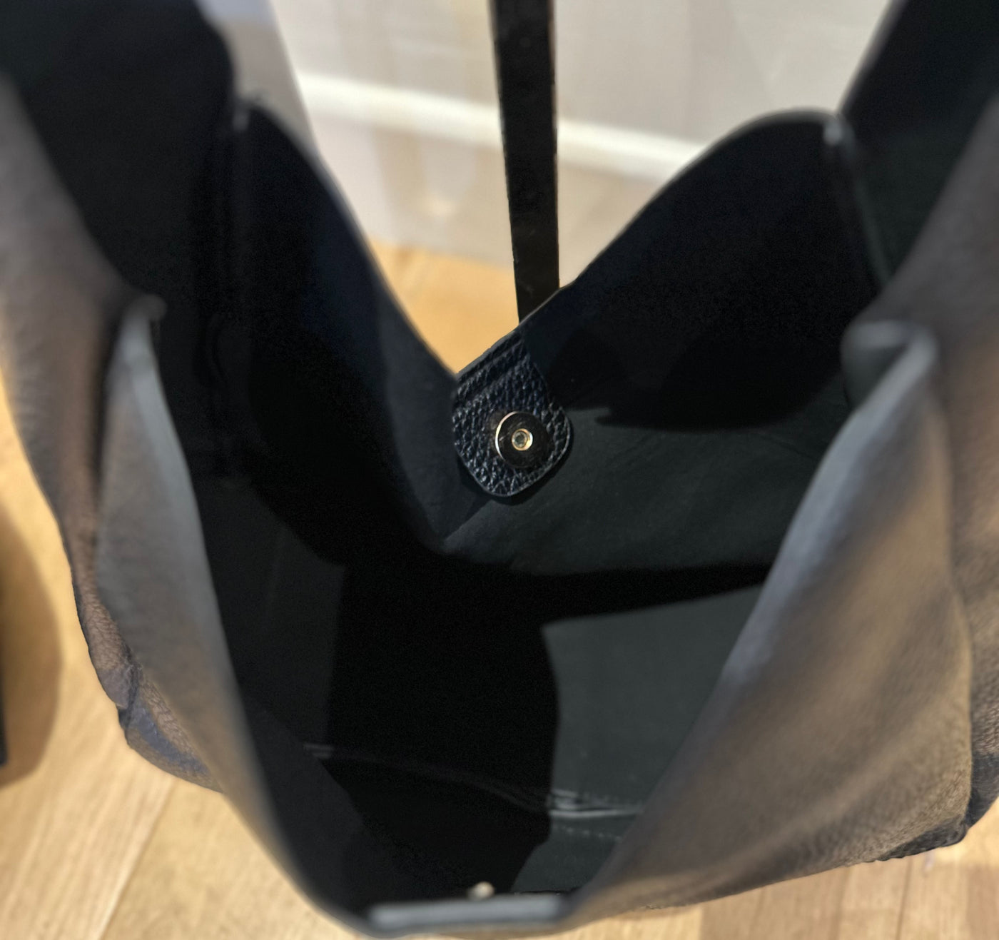 Black Slouch Buckle Bag
