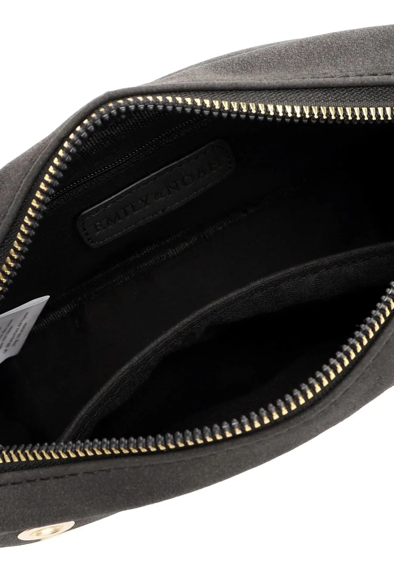 Graphite & Gold Eyelet Bag