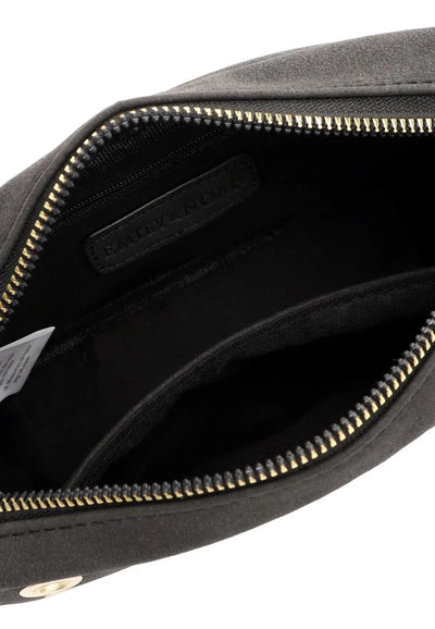 Graphite & Gold Eyelet Bag
