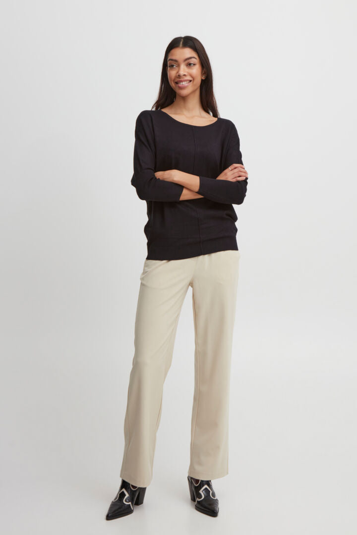 Byoung Black Pimba Batwing Top