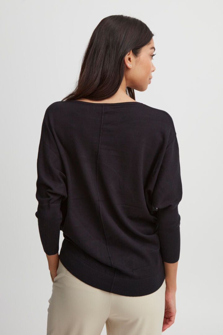 Byoung Black Pimba Batwing Top