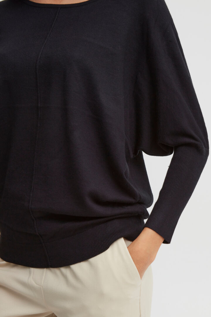 Byoung Black Pimba Batwing Top