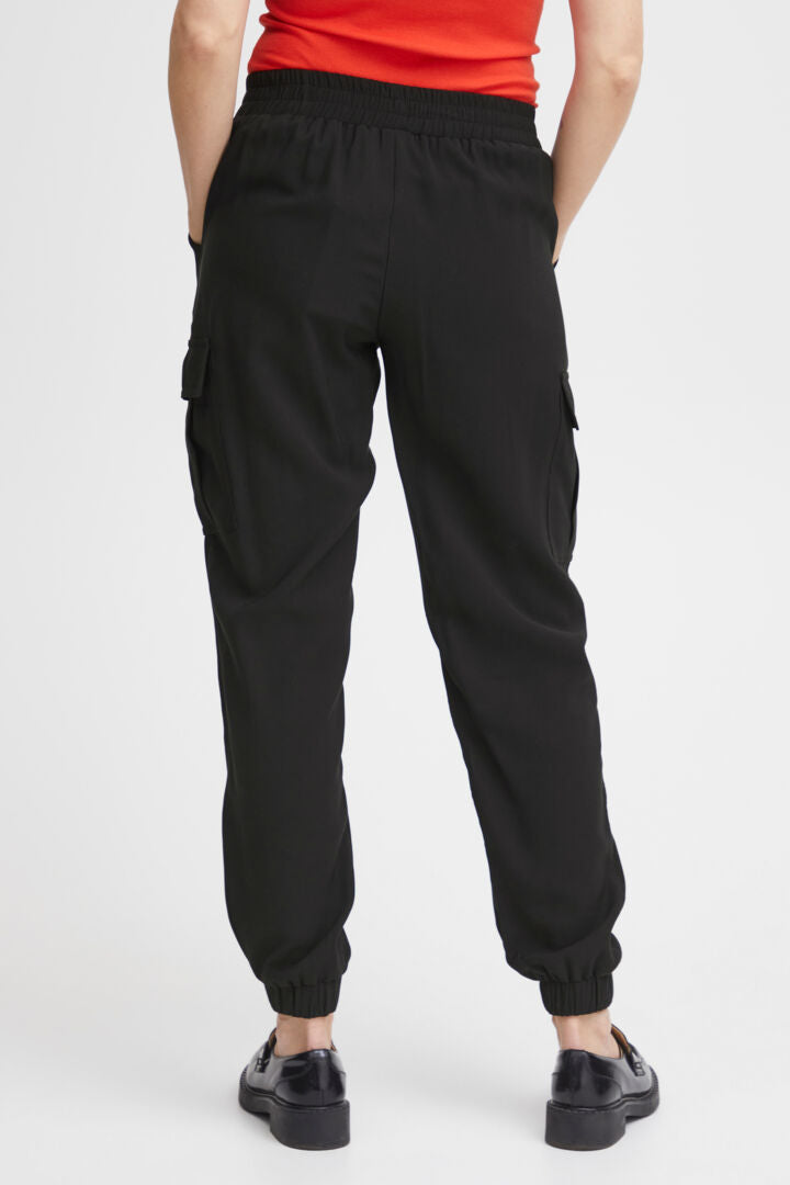 Fransa Black Krista Trousers