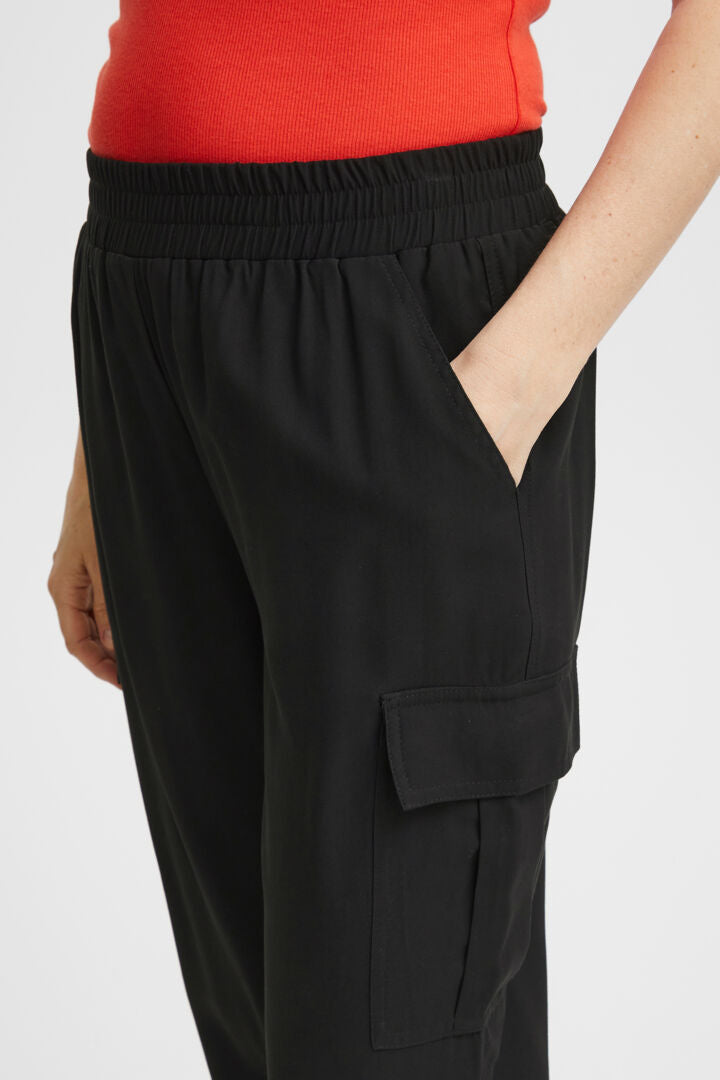 Fransa Black Krista Trousers