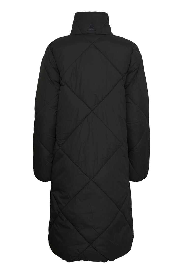 Byoung Black Long Bomina Coat