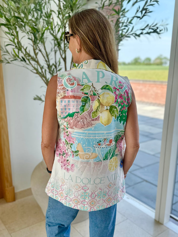 La Dolce Vita Sleeveless Blazer