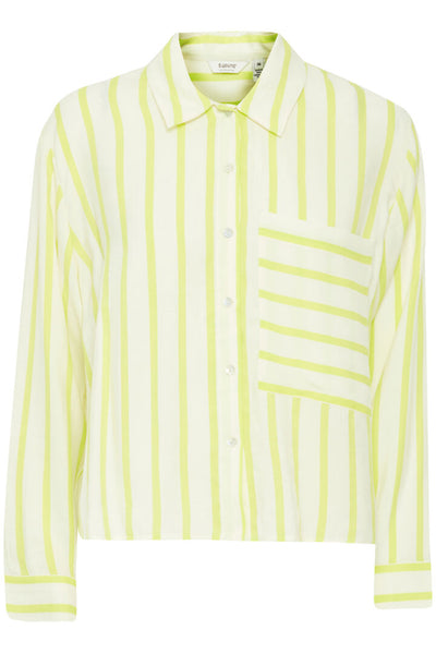 Byoung Lime Stripe Funda Shirt