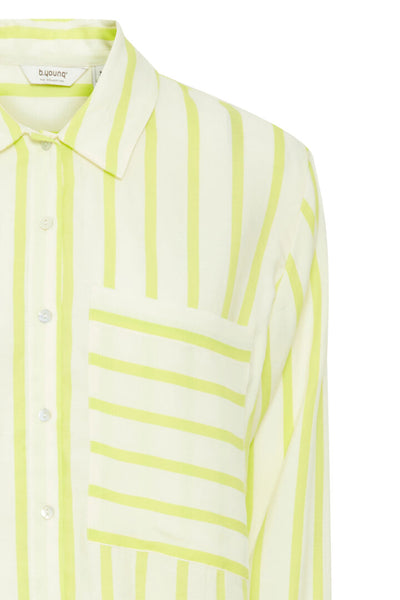 Byoung Lime Stripe Funda Shirt