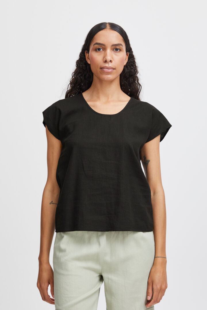 Byoung Black Falakka Top