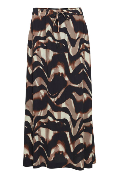 Fransa Animal Wave Skirt