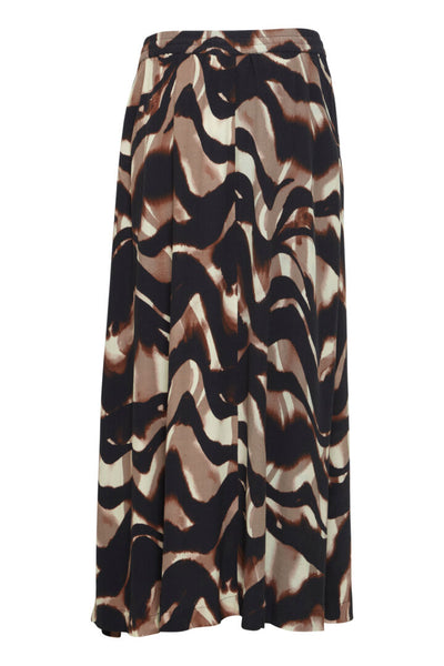 Fransa Animal Wave Skirt