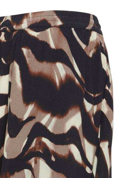 Fransa Animal Wave Skirt