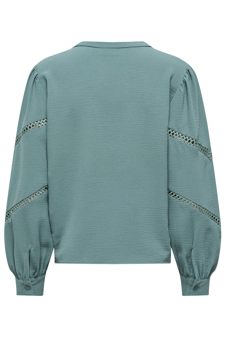 JDY Sea Pine Cut Out Sleeve Blouse