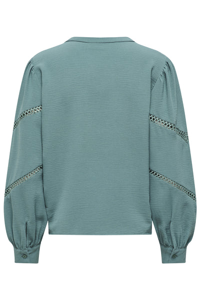 JDY Sea Pine Cut Out Sleeve Blouse