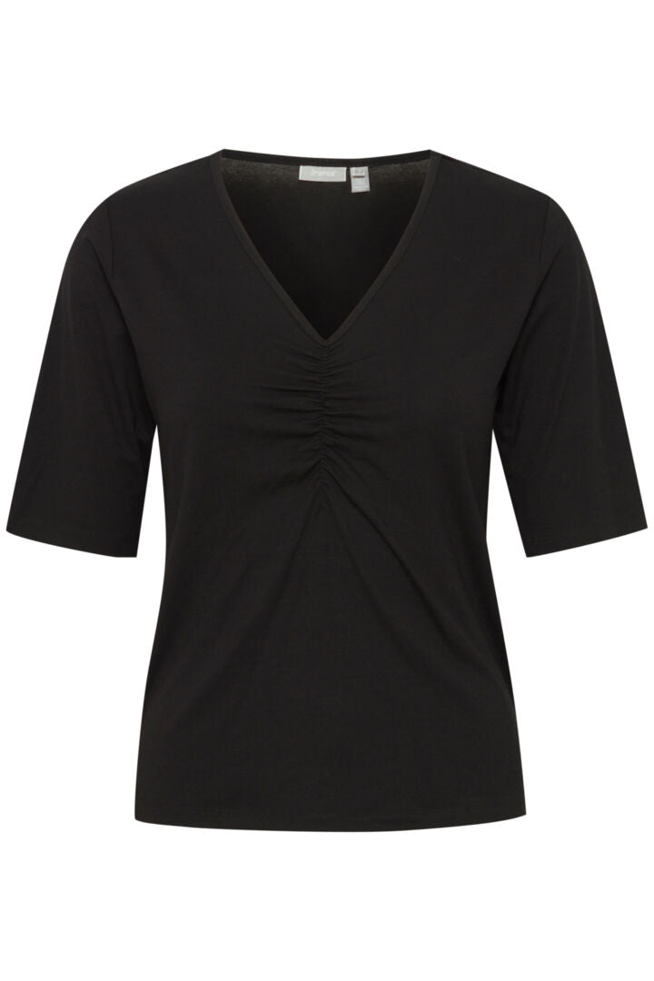 Fransa Black Ayo Top