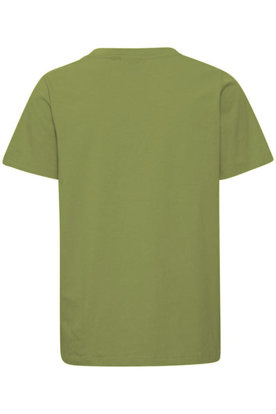 Fransa Loden Green Basic T-Shirt