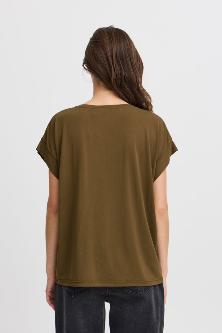 Byoung Khaki Olive Top