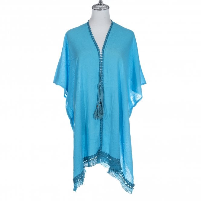 Blue Mykonos Kimono