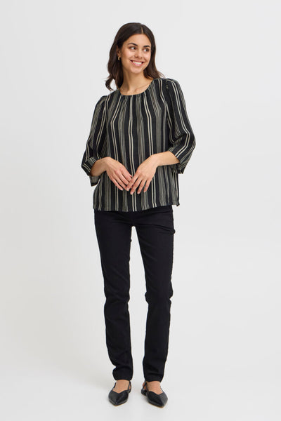 Fransa Stripe Ariana Top