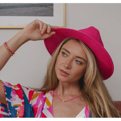 Fuchsia Pink Ibiza Hat