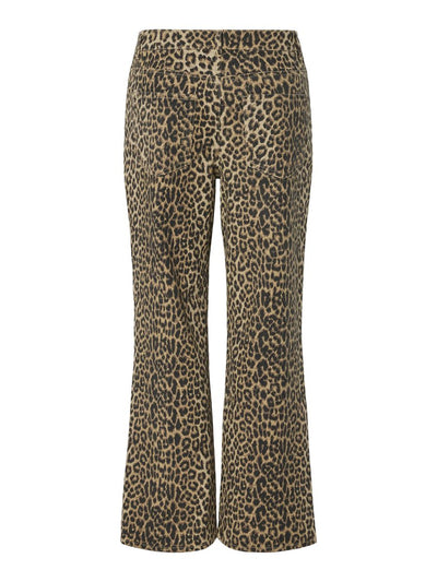 PIECES Leopard Print Jeans