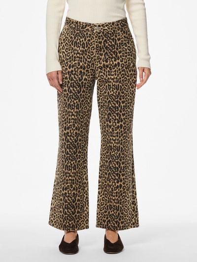 PIECES Leopard Print Jeans