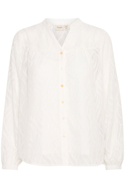 Fransa Off White Hazy Blouse