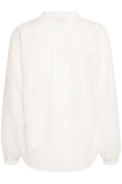 Fransa Off White Hazy Blouse