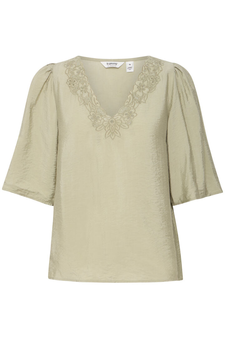 Byoung Pistachio Havala Blouse