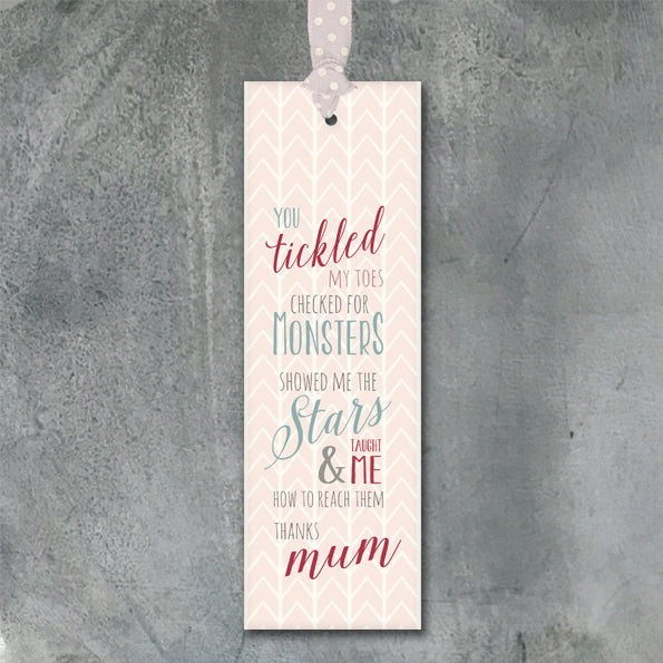 Thanks Mum Bookmark