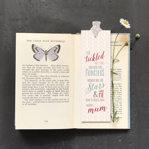 Thanks Mum Bookmark